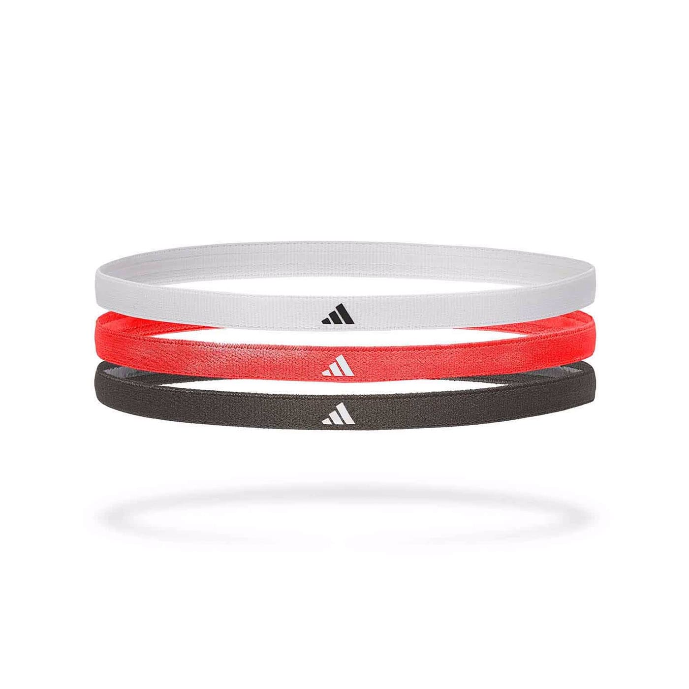 Harband_2 Bild på Adidas 3-pack Hårband - Svart/Vit/Röd.